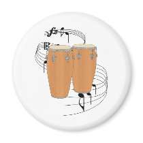 Conga Drums magnets by nakedzealot Conga Drums magnets