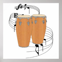 Conga Drums Print