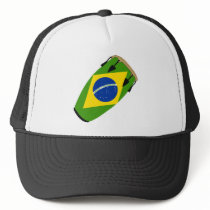 Conga Flag Brazil Trucker Hat