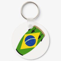 Conga Flag Brazil keychains