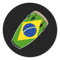 Conga Flag Brazil stickers