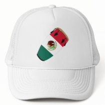 Conga Flag Mexico Mesh Hat