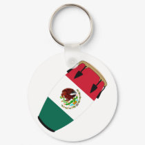 Conga Flag Mexico keychains