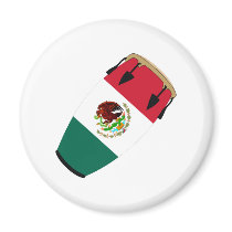 Conga Flag Mexico magnets by TeeShirtsTShirts Conga Flag Mexico magnets