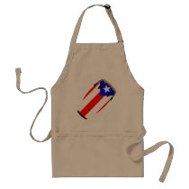 Conga Flag Puerto Rico aprons