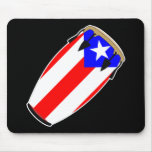 Conga Flag Puerto Rico mousepads