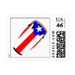 Conga Flag Puerto Rico postage