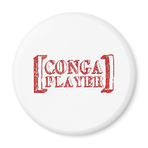 Conga Player magnets by TeeShirtsTShirts Conga Player magnets