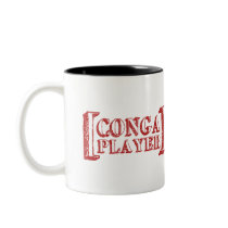 Conga Player mugs