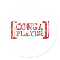 Conga Player stickers