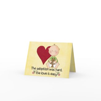 congatulations adoption card