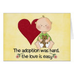 congatulations adoption card