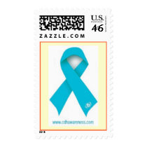 Congenital Diaphragmatic Hernia Awareness Ribbon Stamp