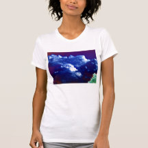 Congestus caótico azul brillante de Cumuls y T que Camisetas