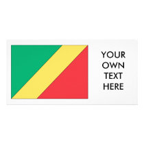 Congo 2 Flag photo cards