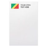 Congo 2 Flag Customized Stationery