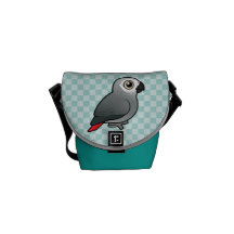 Congo African Grey Messenger Bag