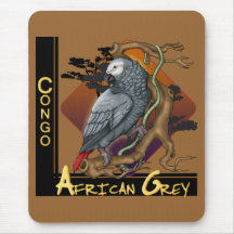 Congo African Grey Mousepad