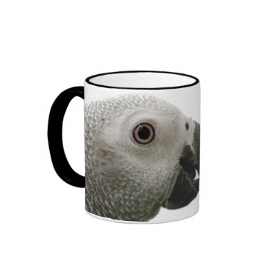 Congo African Grey Mug by MenagerieMayhem