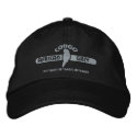 Congo African Grey Parrot Dark embroidered hats