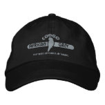 Congo African Grey Parrot Dark embroidered hats