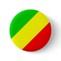 Congo Brazzaville Flag buttons