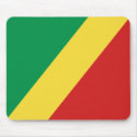 Congo-Brazzaville Flag Mousepad by FlagAndMap Congo-Brazzaville Flag Mousepad