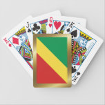 Congo-Brazzaville Flag Playing Cards playing cards