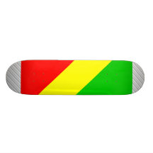 Congo Brazzaville Flag Skate Deck