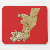 Congo-Brazzaville Map Mousepad by FlagAndMap Congo-Brazzaville Map Mousepad