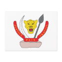 Congo Coat of Arms (2006) Postcard