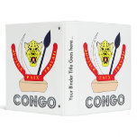 Congo Coat of Arms binders