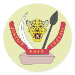 Congo Coat of Arms detail stickers
