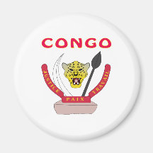 Congo Coat Of Arms Magnet