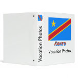 Congo Democratic Rep. Flag with name in Russian binders