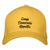 Congo Democratic Republic Custom Hat embroidered hats by Rep_Ya_Hood Congo Democratic Republic Custom Hat embroidered hats