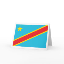 Congo Flag (2006) Greeting Card by FlagTshirts Congo Flag (2006) Greeting Card