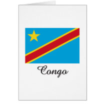 Congo Flag Design cards by flagshirt Congo Flag Design cards