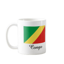 Congo Flag Design mugs
