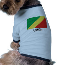 Congo Flag pet clothing