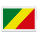 Congo Flag Greeting Card