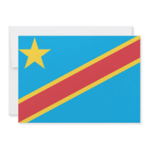 Congo Flag invitations