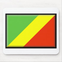 Congo Flag mousepads