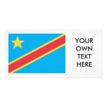 Congo Flag Custom Photo Card