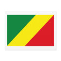 Congo Flag Postcard