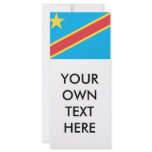 Congo Flag rack cards
