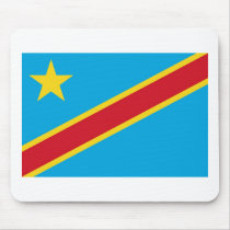 Congo-Kinshasa Flag mousepads