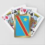 Congo-Kinshasa Flag Playing Cards playing cards
