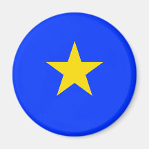 Congo Kinshasa Flag Refrigerator Magnets