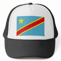 Congo Kinshasa National Flag Hat